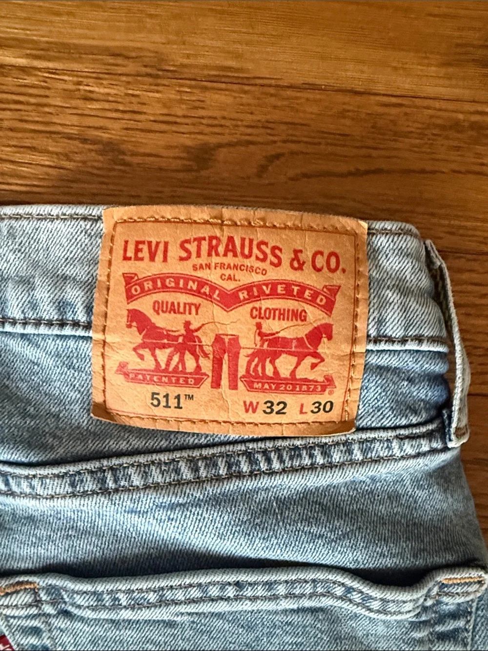 Levi's Light Blue Slim Straight Jeans